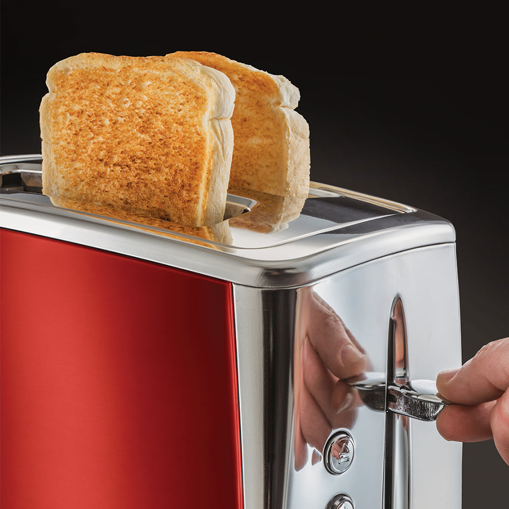 Russell Hobbs Luna 2 Slice Toaster Solar Red