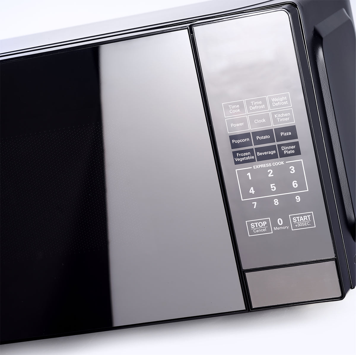 Russell Hobbs 20L Electronic Microwave Mirror Finish Black