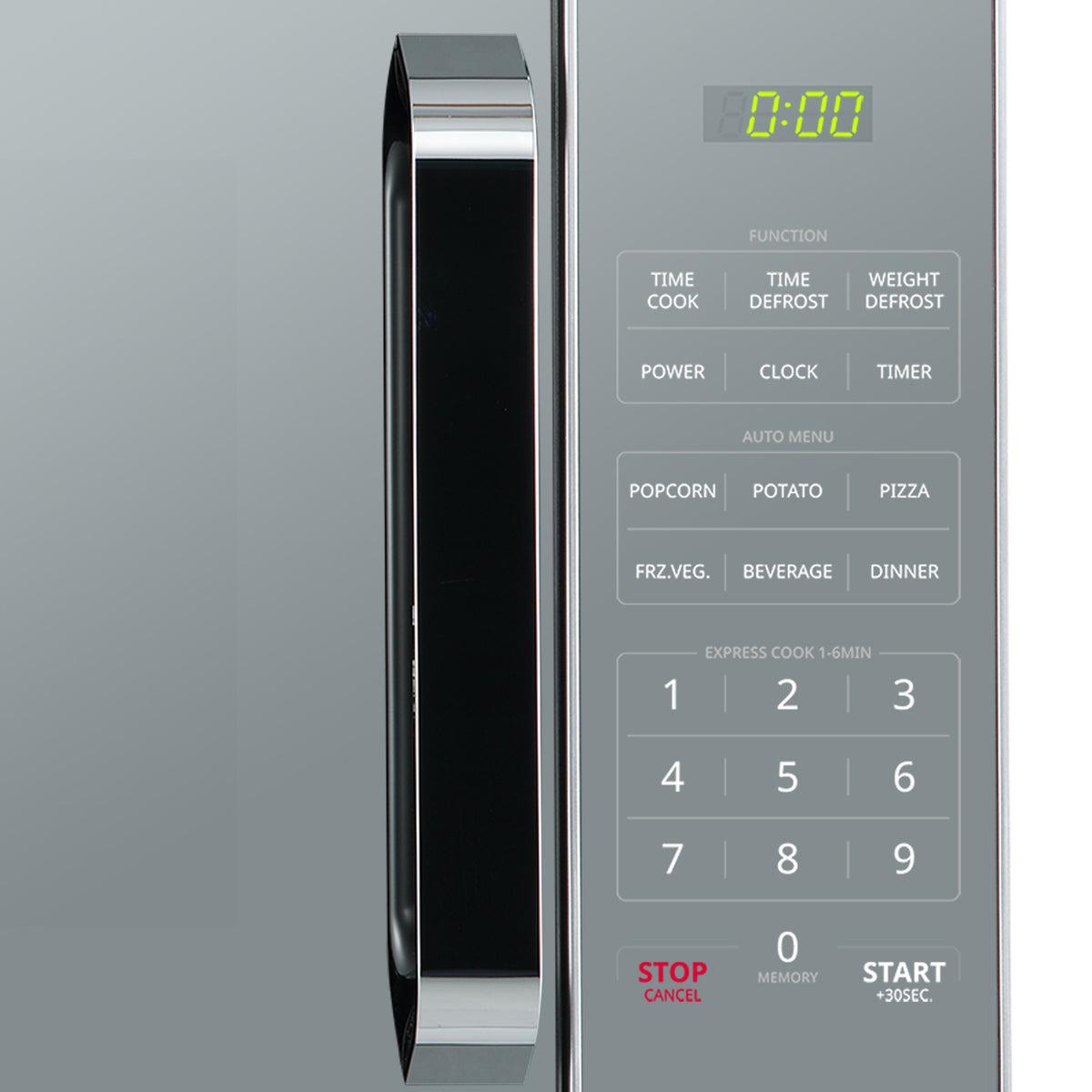 Russell Hobbs 45L Silver Mirror Microwave