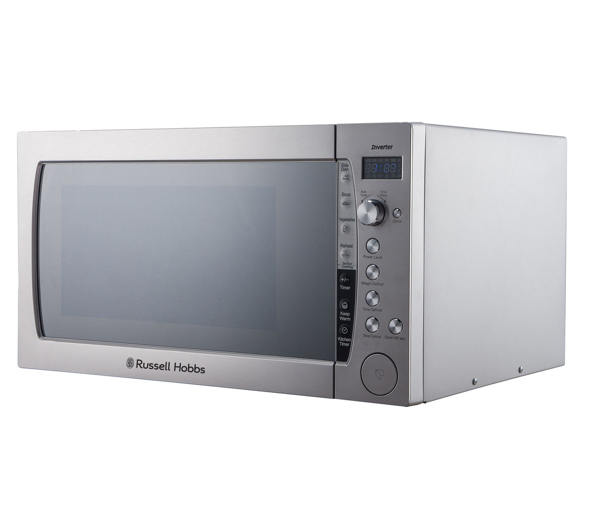 Russell Hobbs 60L Silver Mirror Microwave
