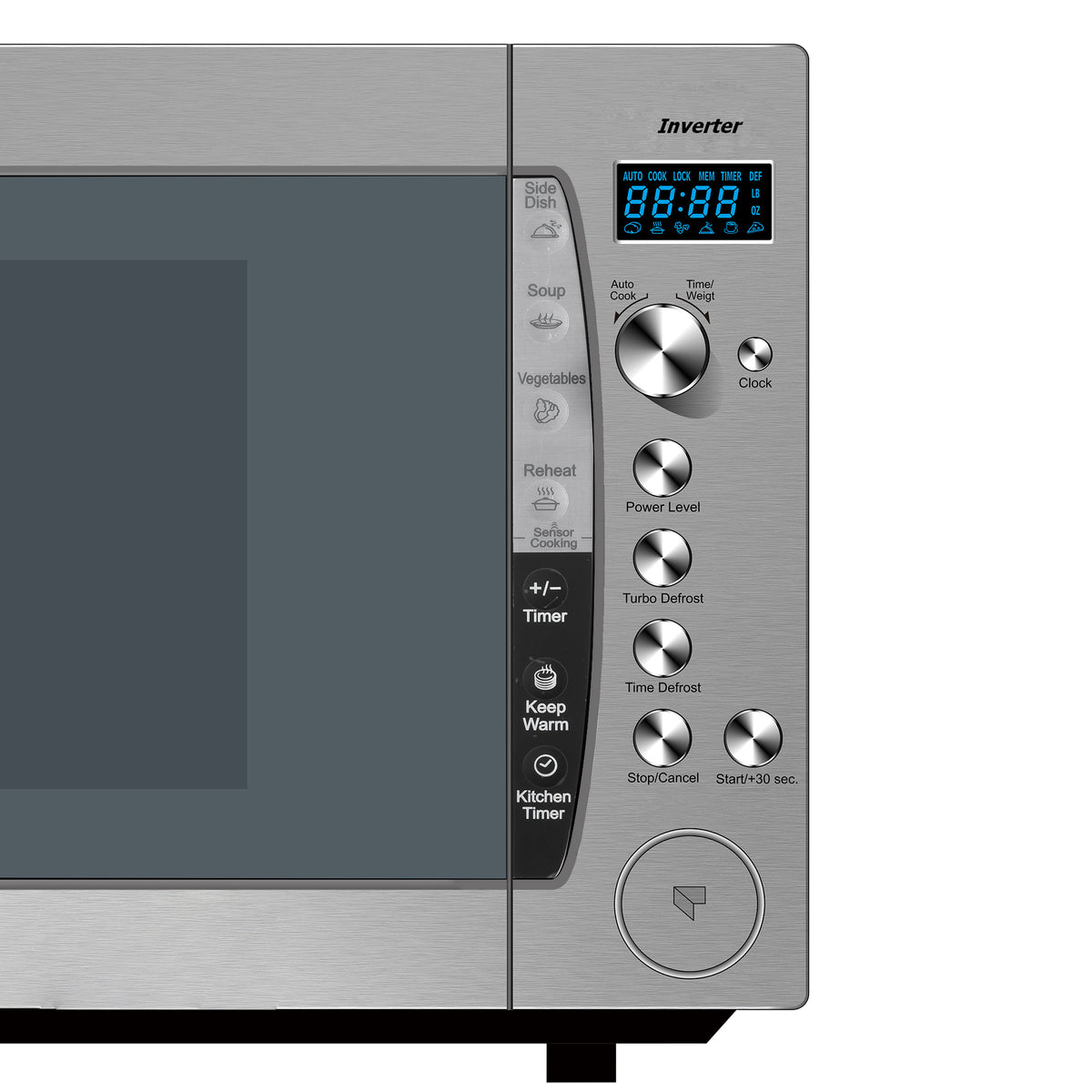 Russell Hobbs 60L Silver Mirror Microwave