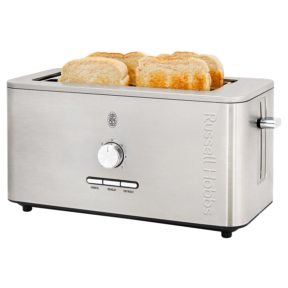 Russell Hobbs Nexus 4 Slice Toaster Silver