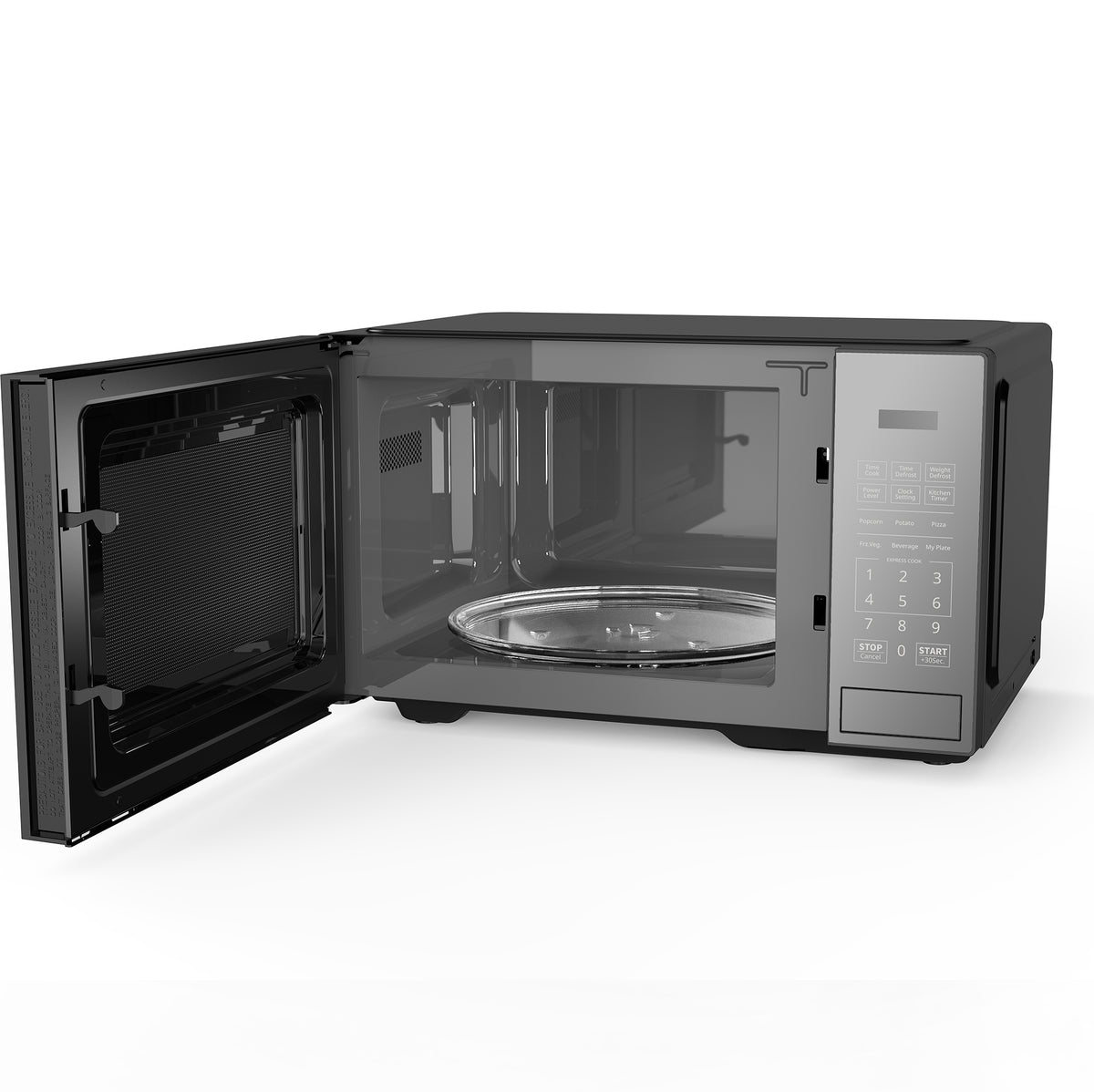 Russell Hobbs 20L Electronic Microwave Mirror Finish Black