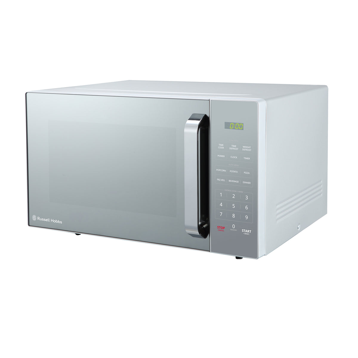 Russell Hobbs 45L Silver Mirror Microwave