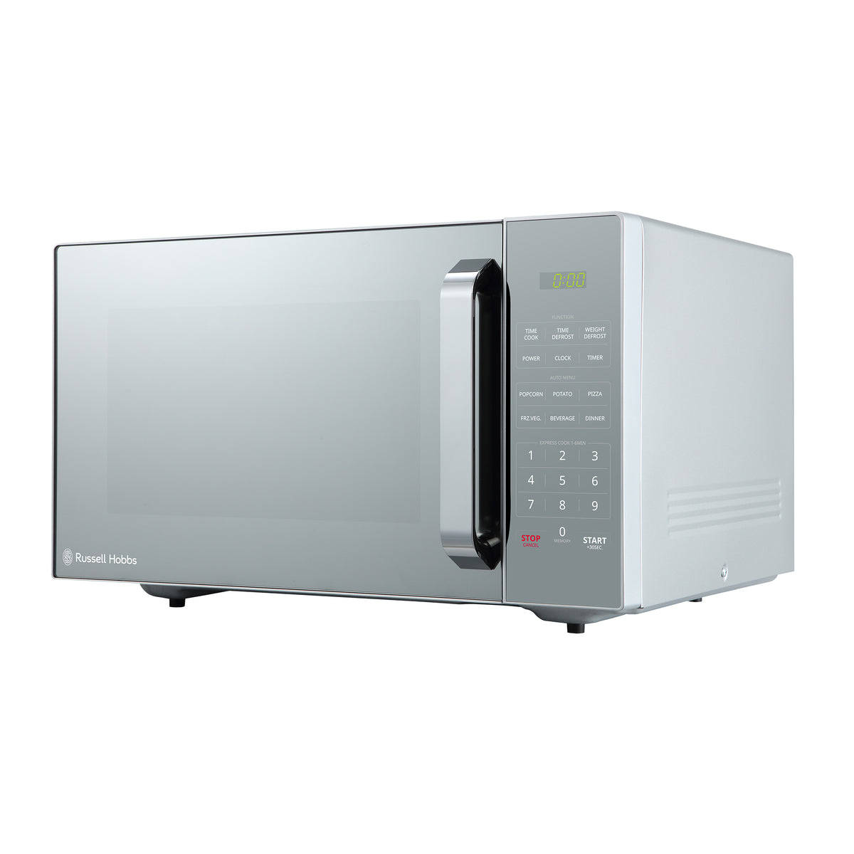Russell Hobbs 45L Silver Mirror Microwave