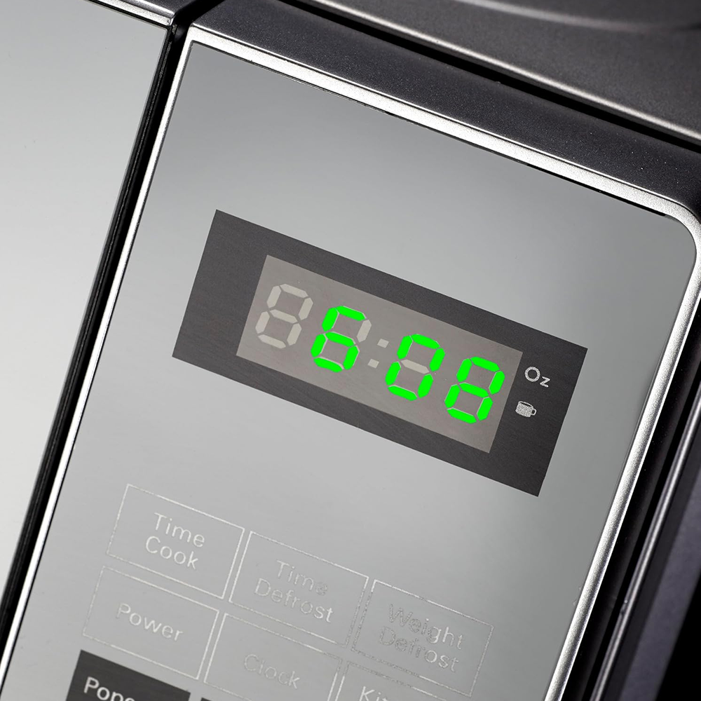 Russell Hobbs 20L Electronic Microwave Mirror Silver