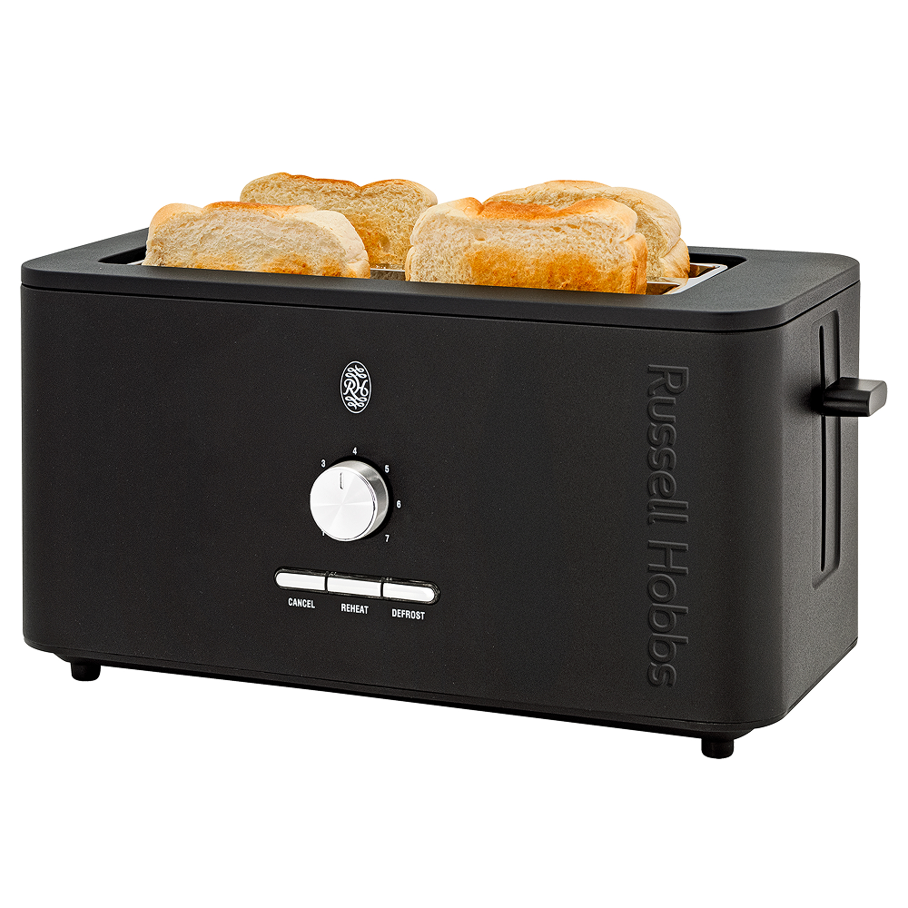 Russell Hobbs Nexus 4 Slice Toaster Black