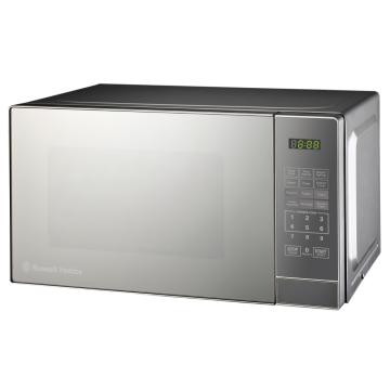 Russell Hobbs 20L Electronic Microwave Mirror Silver