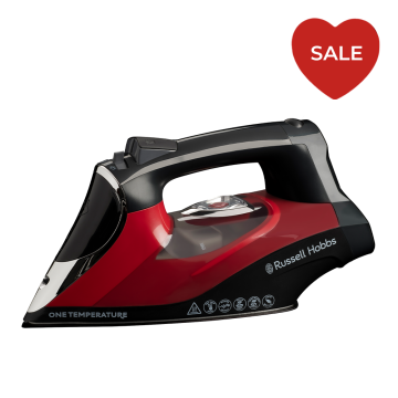 Russell Hobbs One Temp Easy-Glide Steam, Spray Dry Iron