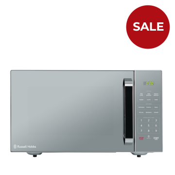 Russell Hobbs 45L Silver Mirror Microwave