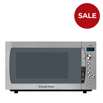 Russell Hobbs 60L Silver Mirror Microwave