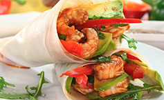 Mexican Shrimp Wraps