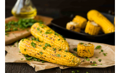 Lime and coriander corn on the cob